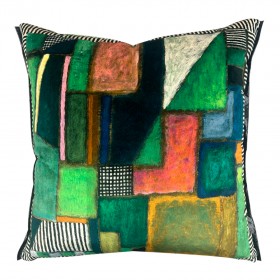 RAKU PATCHWORK / EMERALD