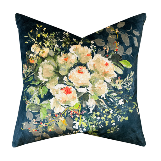 COJÍN MARGARETTA VELOURS (55 x 55 NOIR)